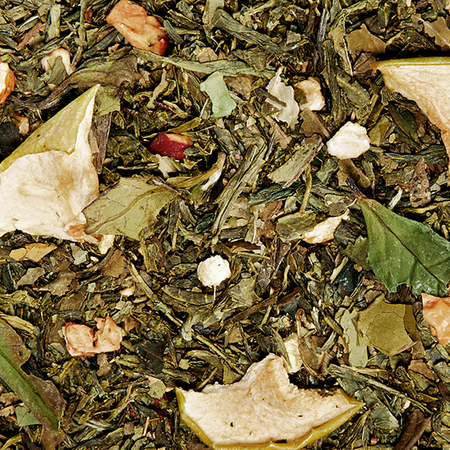 Green Tea with apple & Ginger