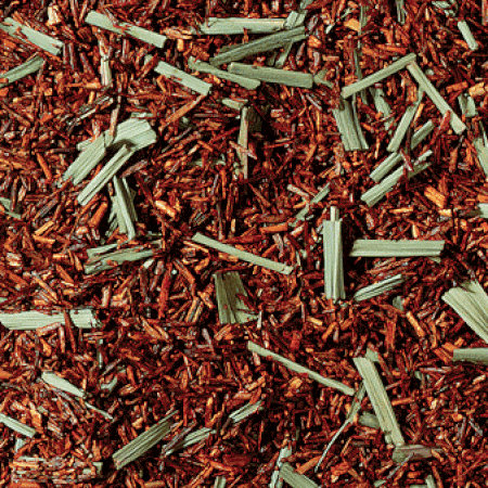 Red bush tea with lemon