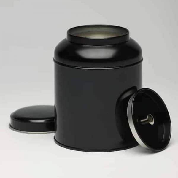 Black Domed Lid Caddy