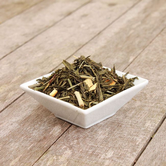 Sencha Tea with Lemon